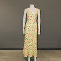 Summer Vacation Long Small Floral Strap Dress Women Wear